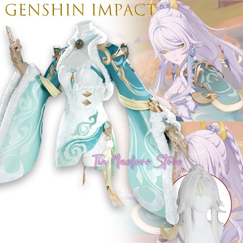 Genshin Impact Adeptus Zibai W - Robe Silk Women recension och pris