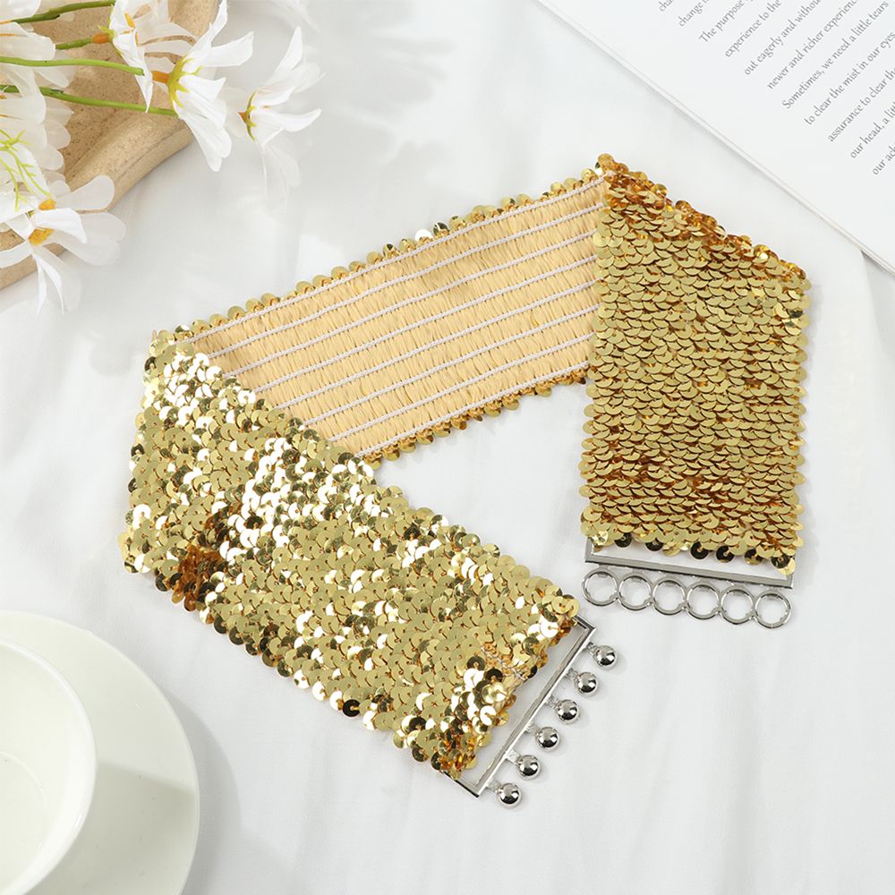 Fashion Cinch Stretch Sequin W - Corset Waist Cinch recension och pris