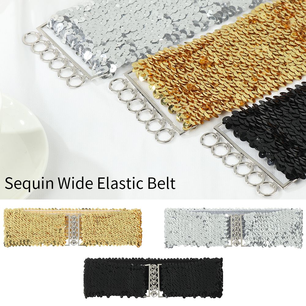 Fashion Cinch Stretch Sequin W - Corset Waist Cinch recension och pris
