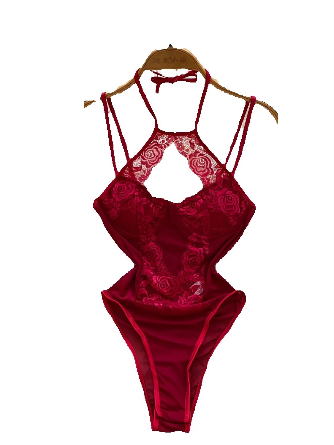 Foamlina Sexy Women Halter Lac - Lace Teddy Lingerie recension och pris