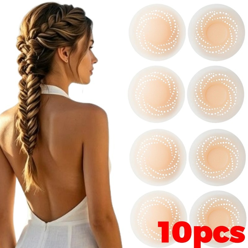 2/10pcs Breathable Nipple Cove - Silicone Bra Adhesive recension och pris