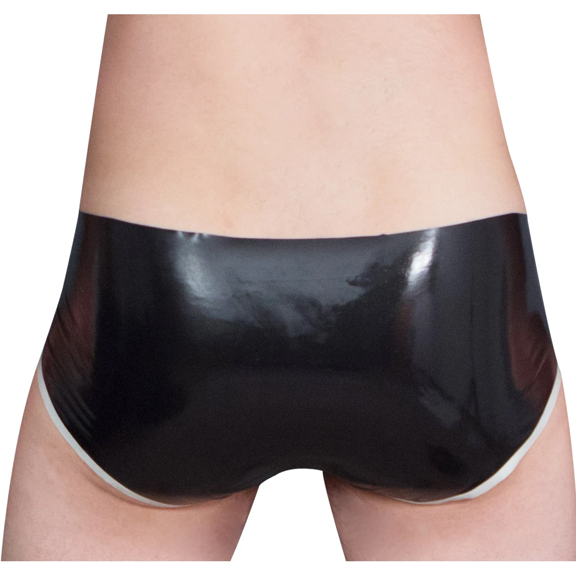 Party Latex Briefs With Stripe - Boyshort Underwear recension och pris