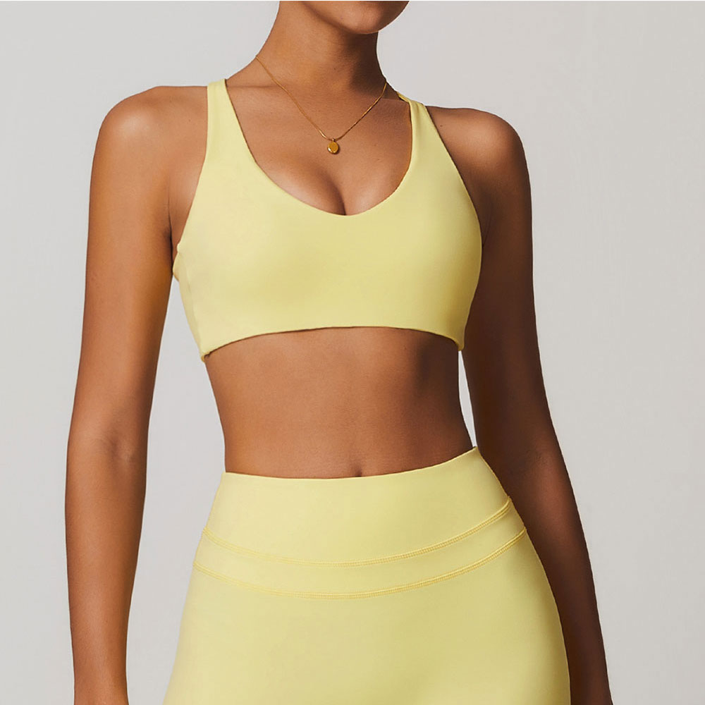 JUREN Sports Bra Women Fitness - Push Up Bra Padded recension och pris